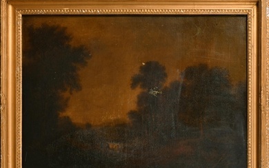 Late 18th Century English School. Cattle in a Landscape, Oil...