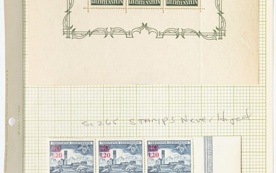Liechtenstein Postage Stamp Collection