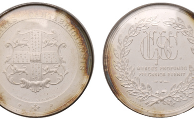Local, CAMBRIDGESHIRE, Cambridge University, Symphony Chorus, a frosted silver award medal by...