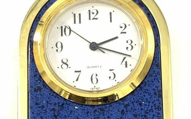 Lot 2 MIKIMOTO & More Brass Desktop Clocks