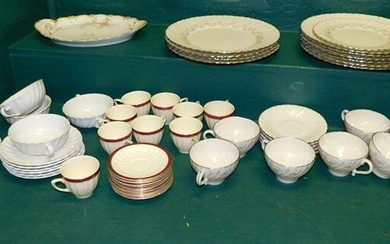 Lot of Franciscan & Crown Ducal Plates, Cups, & Saucers