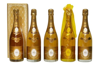 Louis Roederer, Cristal, Reims, 1986, five bottles
