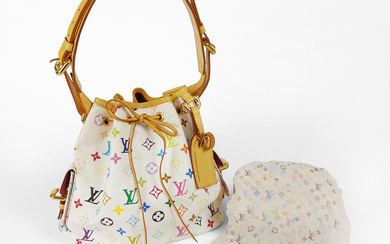 Louis Vuitton, Murakami, lot d'un sac petit Noé, d'un portefeuille et d'un foulard