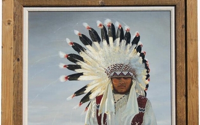 Lunda Hoyle Gill (1928 - 2003) "Crow Indian"