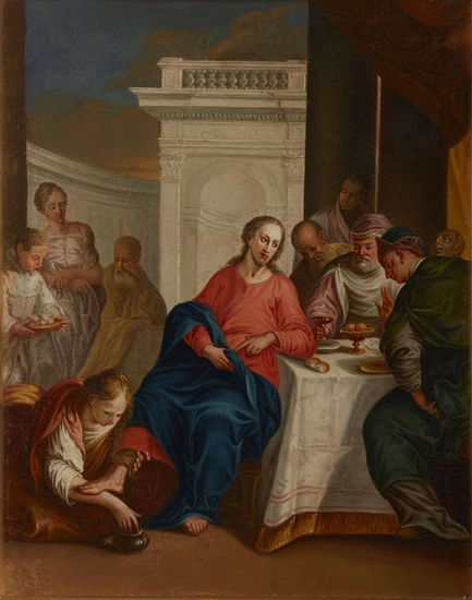 Manner of Paolo Veronese, Italian, 19th century- Feast at the...
