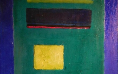 Mark Rothko Attr. : Abstract Composition in Greens and Blues