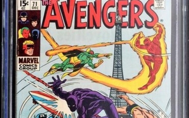 Marvel Comics THE AVENGERS #71, CGC 8.0