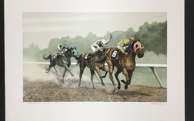 Mel Hunter Thoroughbred 1974 Signed & Numbered Limited Edition Offset Lithograph