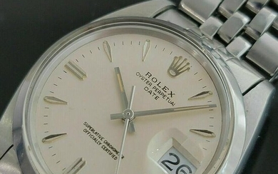 Mens Rolex Oyster Perpetual Date 1500 35mm Automatic