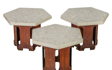 Mid Century End Tables By Harvey Probber 3pc SET