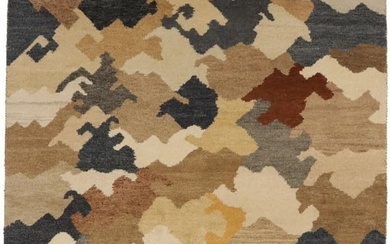 Modern Abstract Design Multicolored 65X99 Indo-Gabbeh Oriental Rug Room Carpet