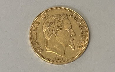 NAPOLEON III Pièce de 100 francs 1862 A