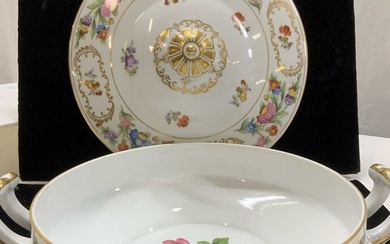 NORITAKE Porcelain Side Serving Lidded Bowl Japan