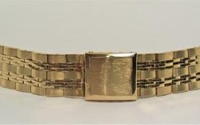 NOS Solid 14k Yellow GOLD Watch Bracelet 16 mm in Excellent Condition
