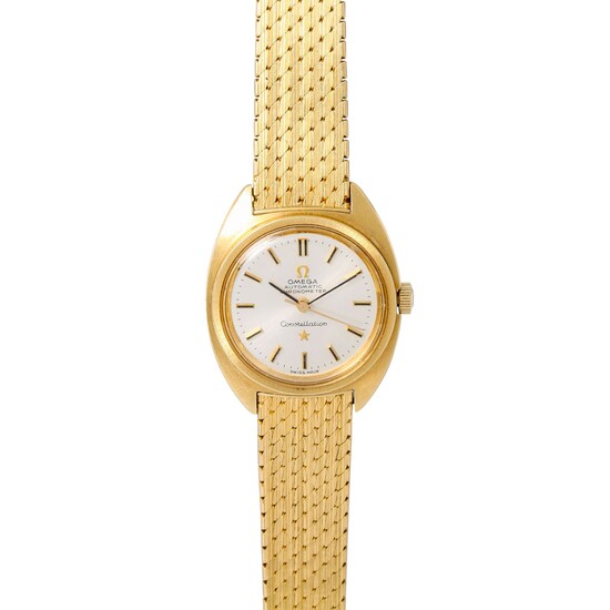 OMEGA Constellation Chronometer Vintage Damen Armbanduhr, Ref. 567.001. Ca. 1970er Jahre.
