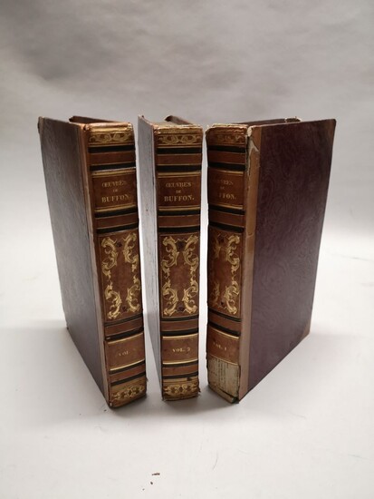 Oeuvres de Buffon en trois volumes. Paris,...
