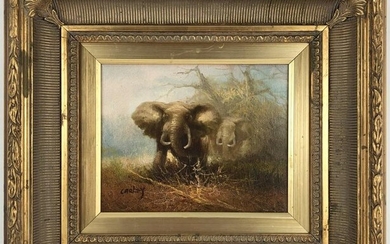 Oil Painting Signed Carley