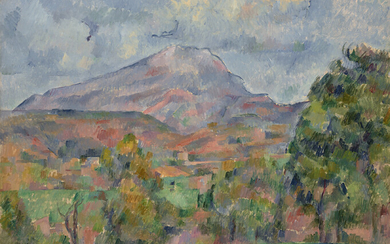 PAUL CEZANNE (1839-1906) La Montagne Sainte-Victoire