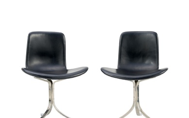 IN THE MANNER OF POUL KJÆRHOLM FIVE PK9 DINING CHAIRS