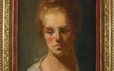 Painting, Lady in Grey