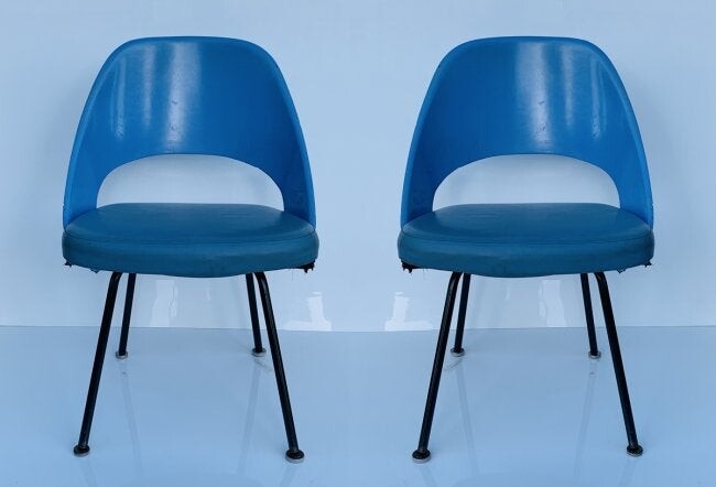 Pair of Eero Saarinen, chairs, model 72 P*PSB