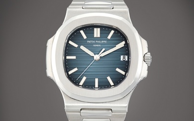 Patek Philippe Nautilus, Reference 5711 | A stainless steel bracelet watch with date, Circa 2010 | 百達翡麗 | Nautilus 型號5711 | 精鋼鏈帶腕錶，備日期顯示，約2010年製