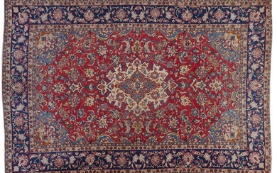 Persian Style Kashan Carpet, 7' 9 x 11' 2.