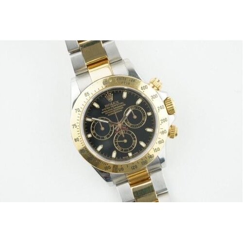 ROLEX OYSTER PERPETUAL COSMOGRAPH DAYTONA STEEL & GOLD REF. ...