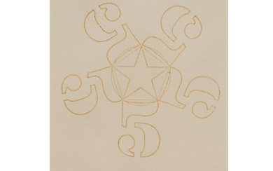 Robert Indiana, ink stamp on paper, 1967