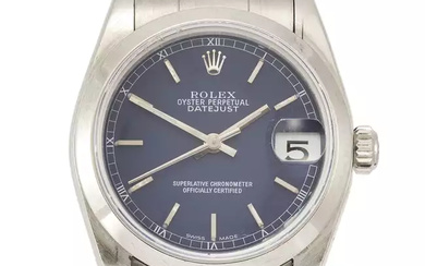 Rolex. A mid-size stainless steel automatic calendar bracelet watch Datejust...