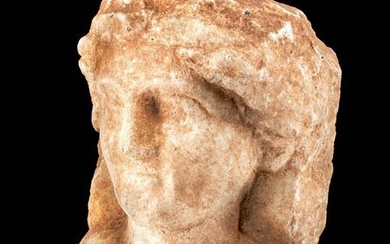 Roman Marble Bust of a Female / Muse