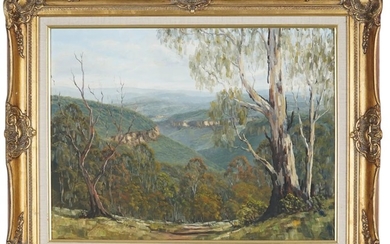 Ronald Peters - Wingecarribyee Landscape, oil on board, 45 x 60 cm, signed lower right