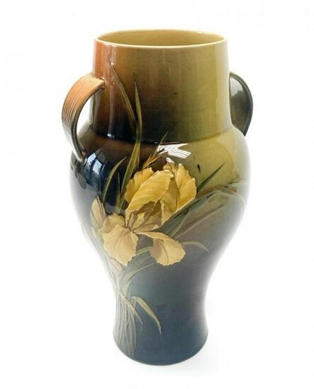 Rookwood Pottery Albert Valentine Floral Vase.