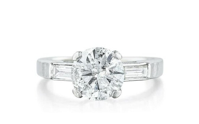 Round Brilliant-Cut Diamond Ring