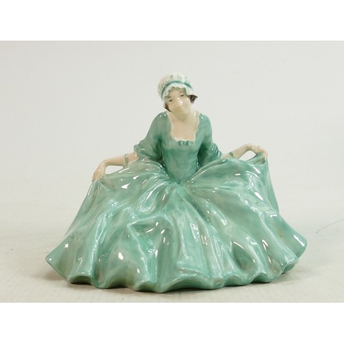 Royal Doulton figure Polly Peachum: Painted in a green colou...