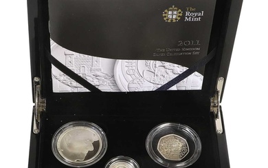 Royal Mint, UK Silver Celebration Set 2011, 6 silver proof...