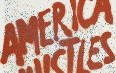 Ruscha, Edward America Whistles. 1975. Farblithographie