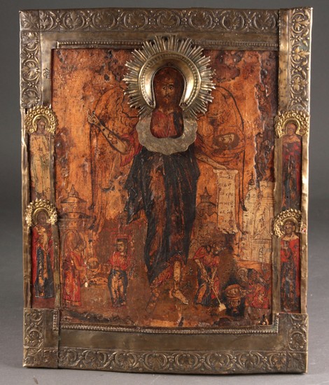Russian icon depicting John the Baptist
