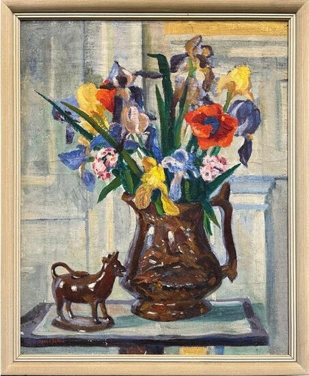Ruth Haviland Sutton Oil on Canvas "Floral Still Life"