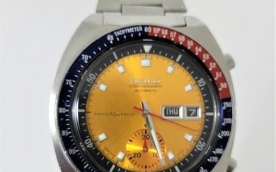 SEIKO Pogue Pepsi Bezel Chronograph Automatic Watch c.1970 Ref.6139-600 SERVICED