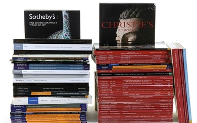 SIXTY FIVE ASIAN ART CATALOGUES; SOTHEBY'S & CHRISTIES...
