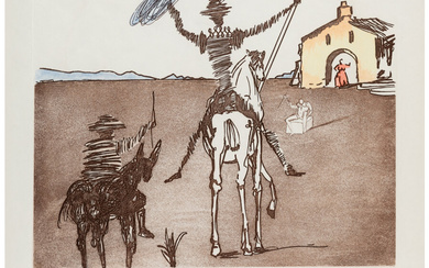 Salvador Dalí (1904-1989), The Impossible Dream, from Historia de Don Quichotte de la Mancha (1980)