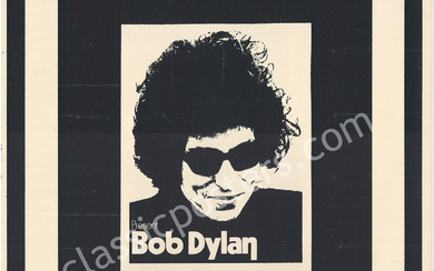 Scarce 1969 Bob Dylan Isle of Wight Poster