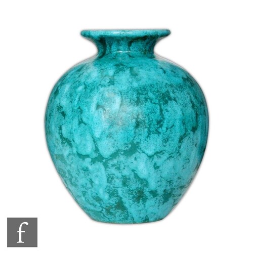 Schollert Keramik - A 1960s Danish pottery vase of ovoid for...