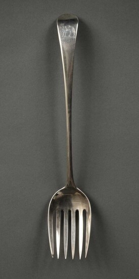 Serving Fork. George III silver serving fork by Hester Bateman, 1788