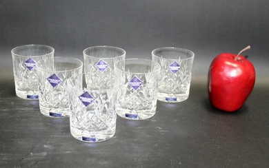 Set of 6 Edinburgh crystal old fashioned glasses
