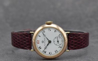 THOMAS RUSSEL & SON 9k pink gold wristwatch