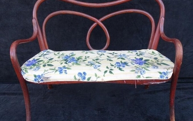 THONET BENTWOOD CHILDS SETTEE 25" X 30" X 14 1/2"