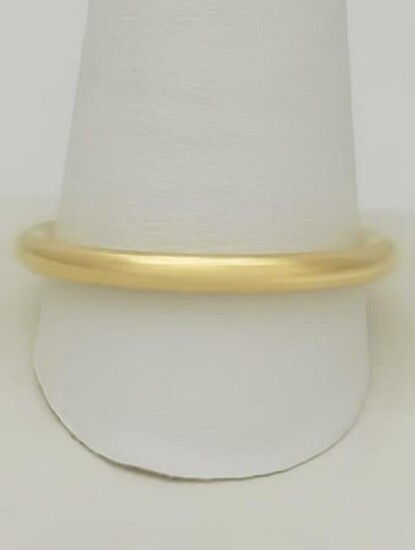 TIFFANY & CO 750 18k YELLOW GOLD SOLID ROUNDED RING