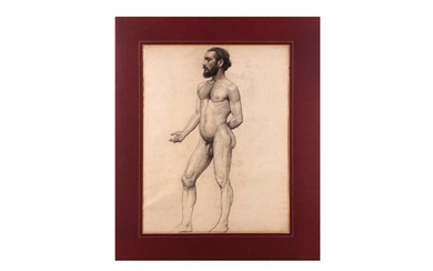 TWO ACADEMIC NUDE DRAWINGS, FRENCH SCHOOL